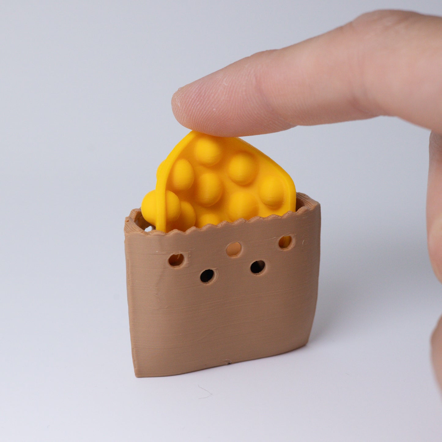 Bubble Waffle Clicker Keychain