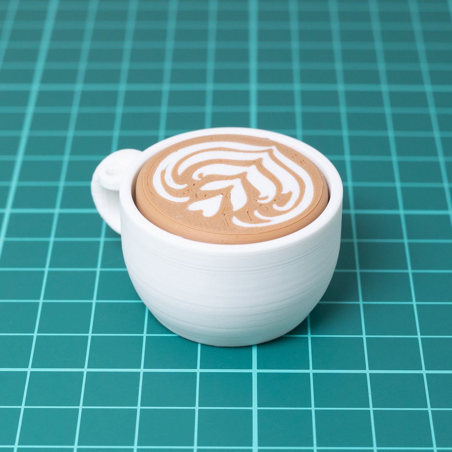 Coffee Cup Clicker Keychain
