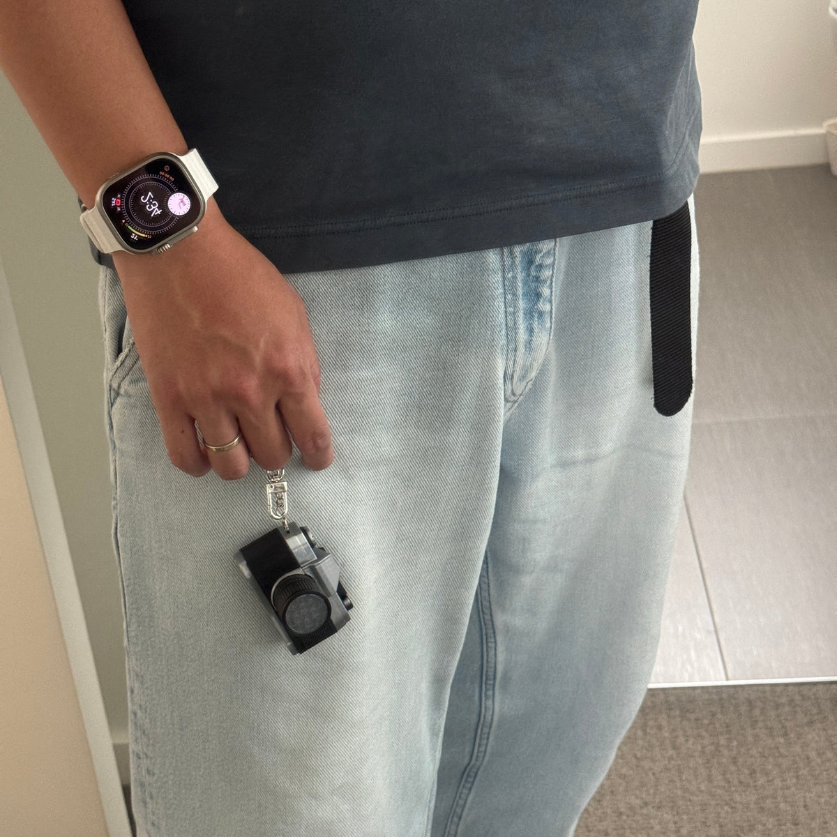 Vintage Camera Clicker Keychain