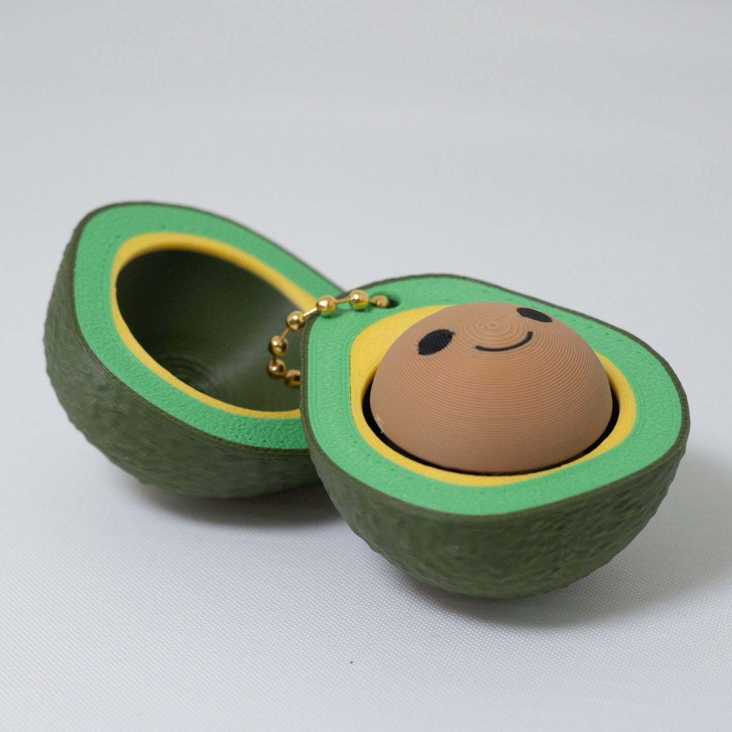 Avocado Clicker Keychain