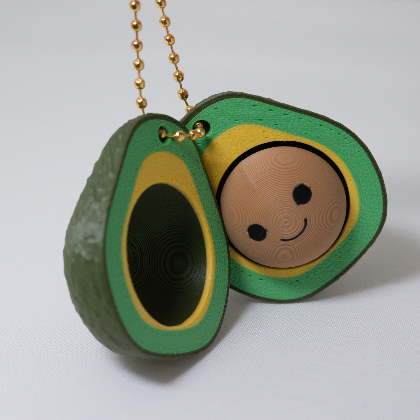 Avocado Clicker Keychain