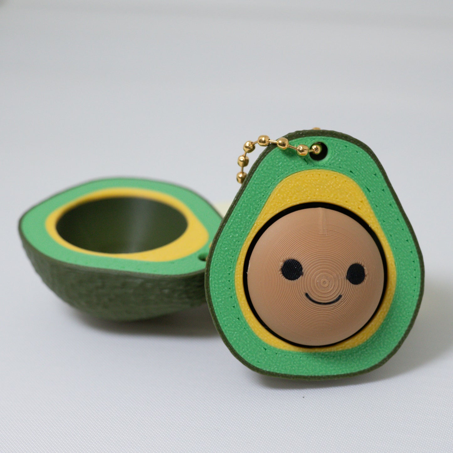 Avocado Clicker Keychain
