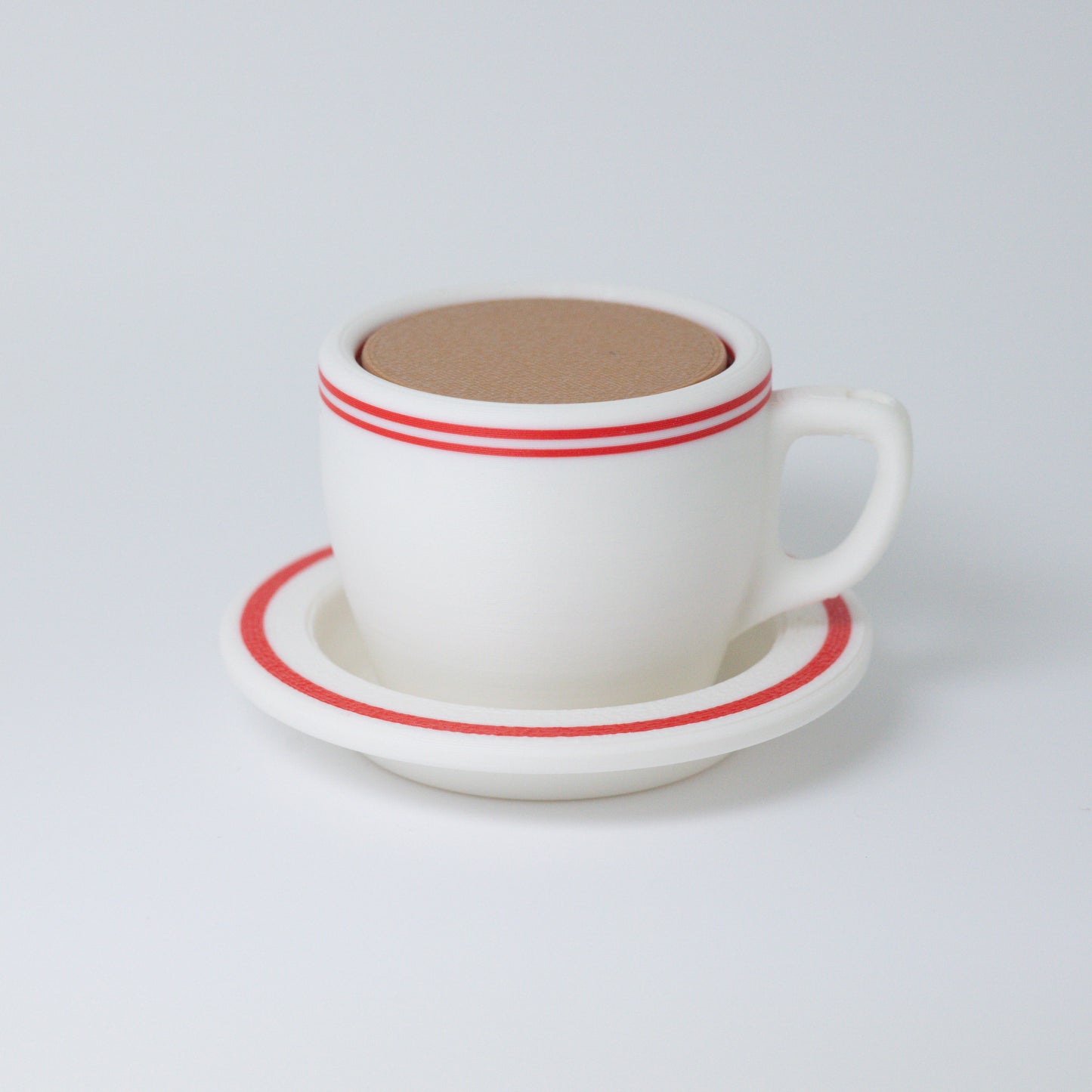 Hot Milk Tea Clicker Keychain