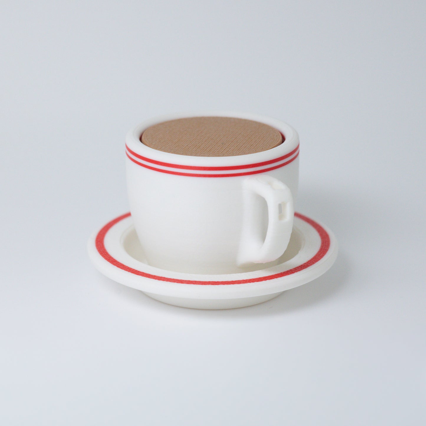 Hot Milk Tea Clicker Keychain