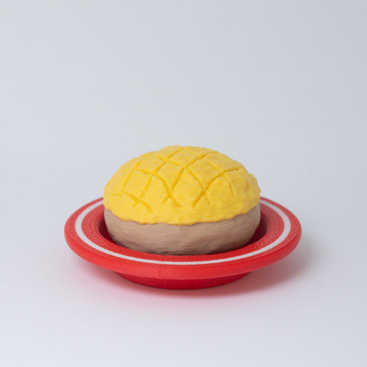 Pineapple Bun Clicker Keychain