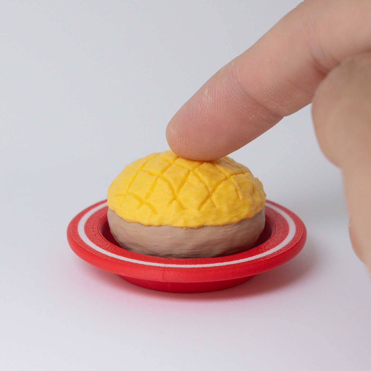 Pineapple Bun Clicker Keychain