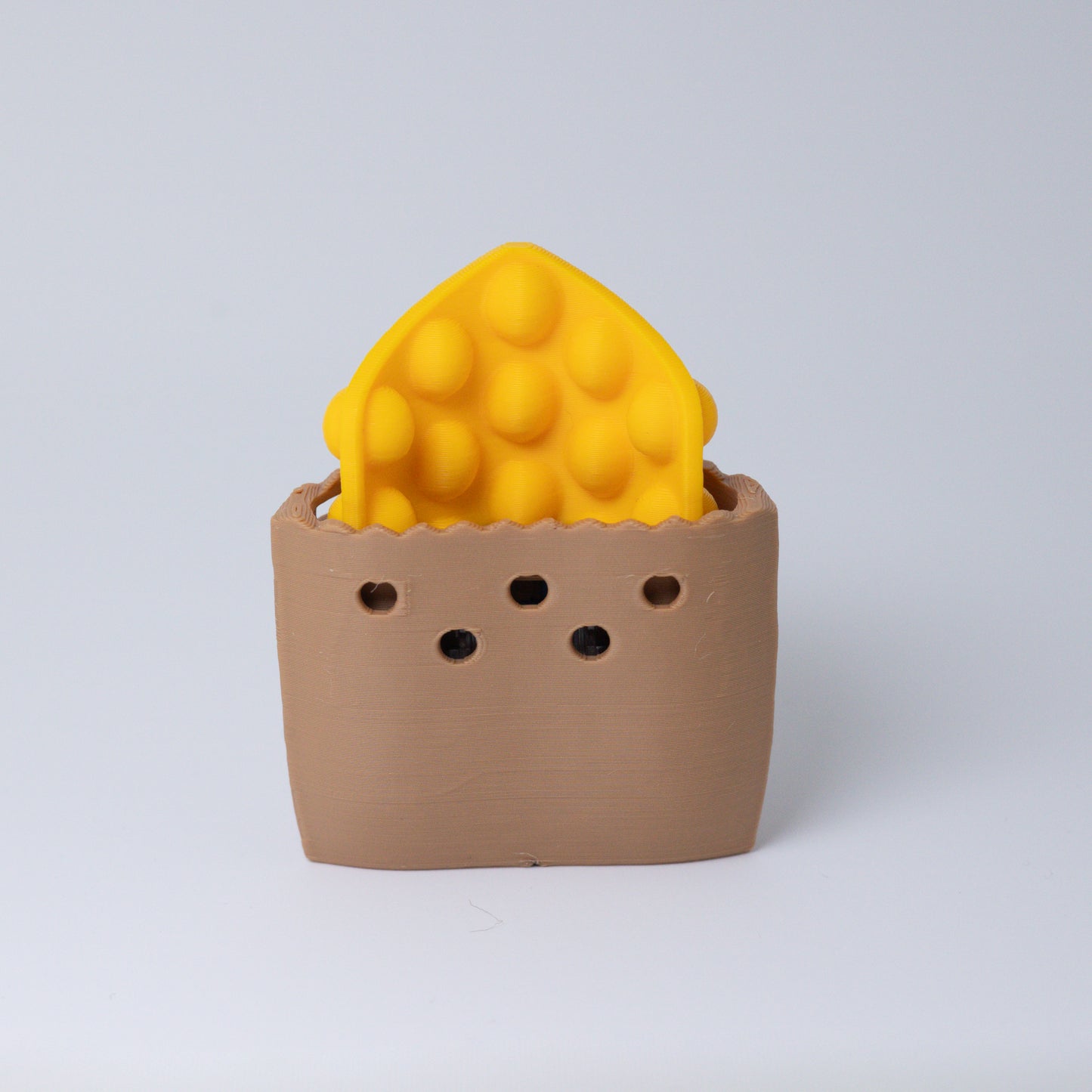 Bubble Waffle Clicker Keychain