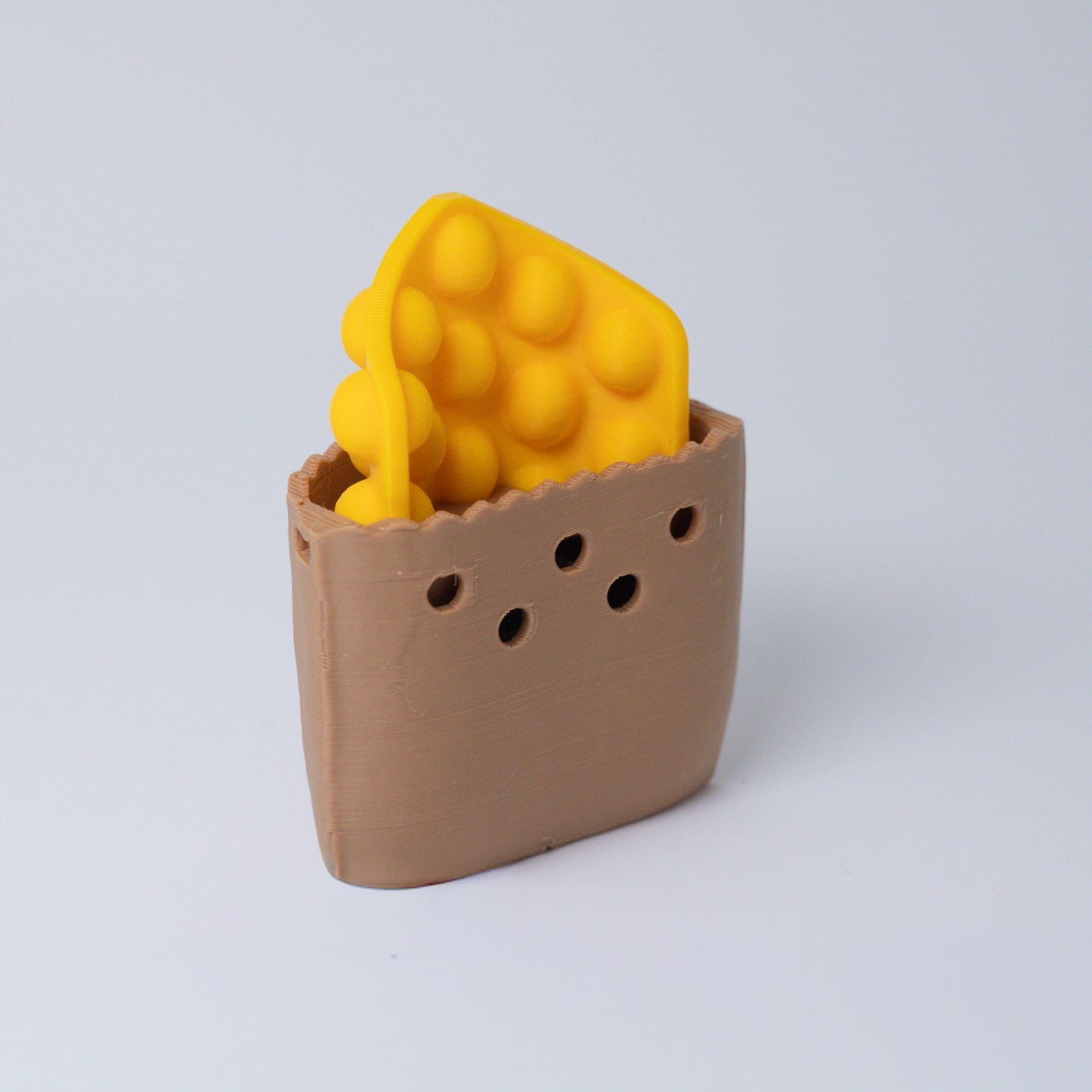 Bubble Waffle Clicker Keychain