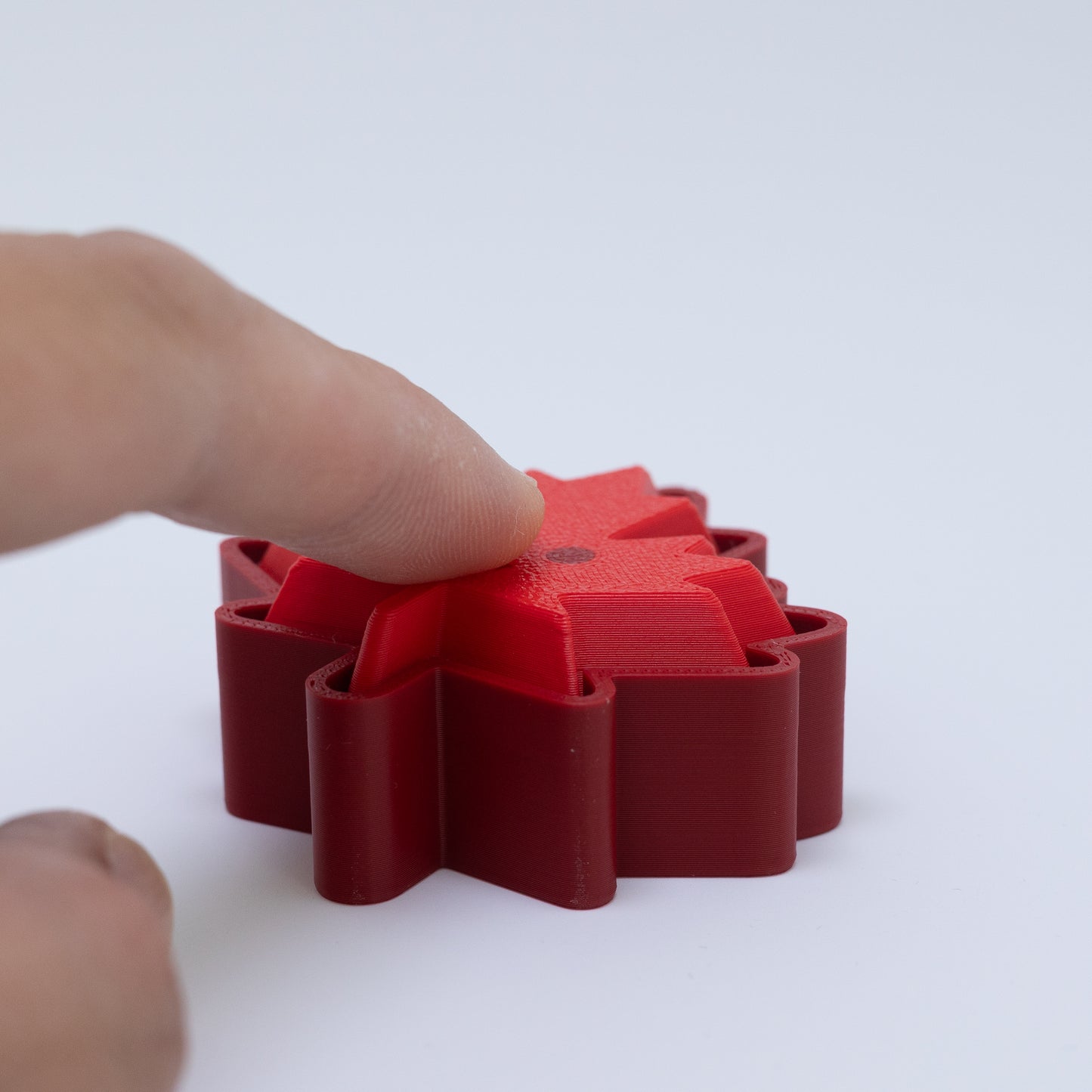 Maple Leaf Clicker Keychain