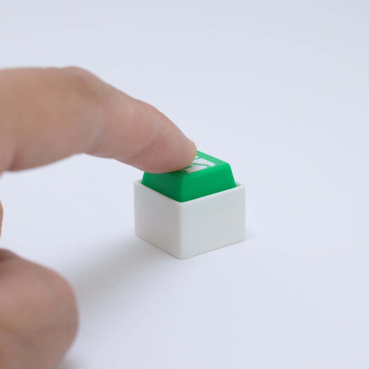 Exit Sign Clicker Keychain