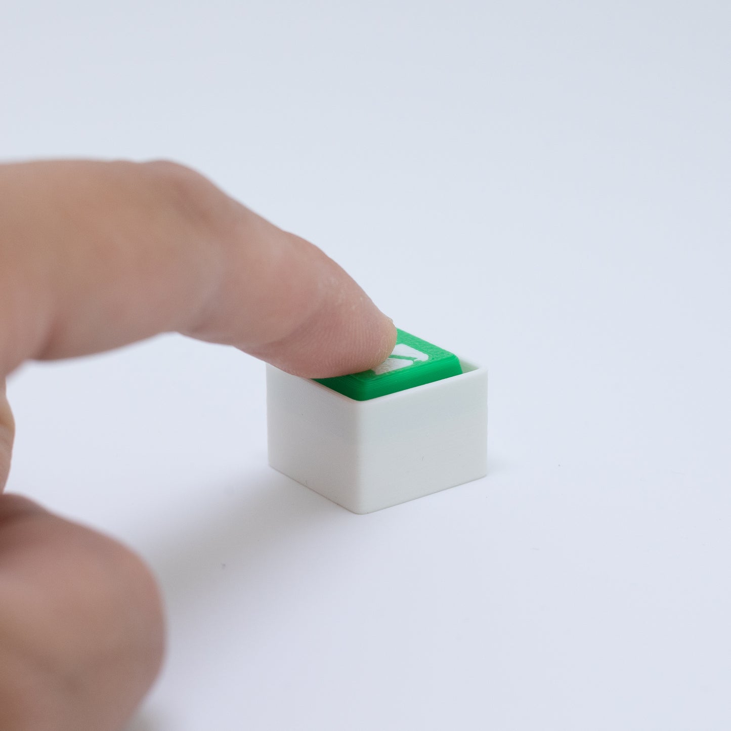 Exit Sign Clicker Keychain