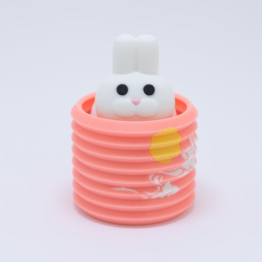 Bunny Lantern Clicker Keychain