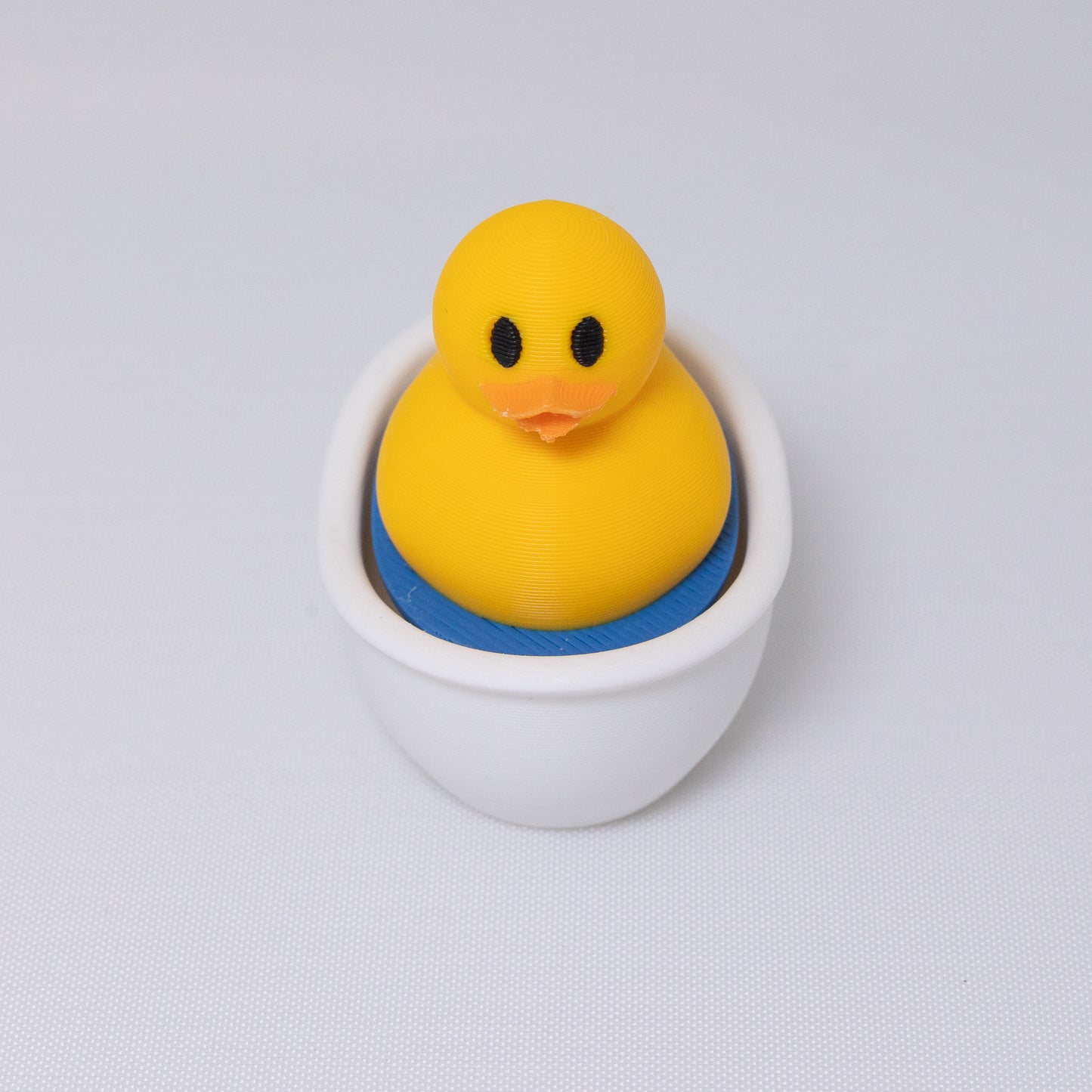 Bath Duck Clicker Keychain