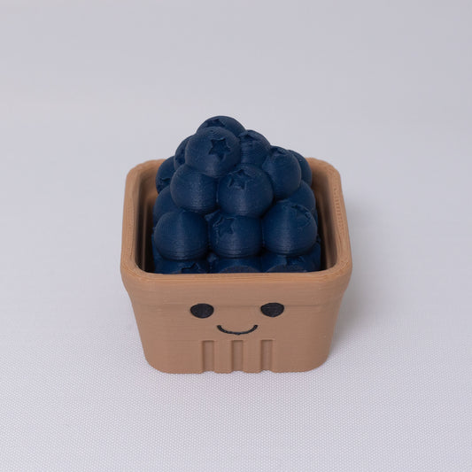 Blueberry Basket Clicker Keychain