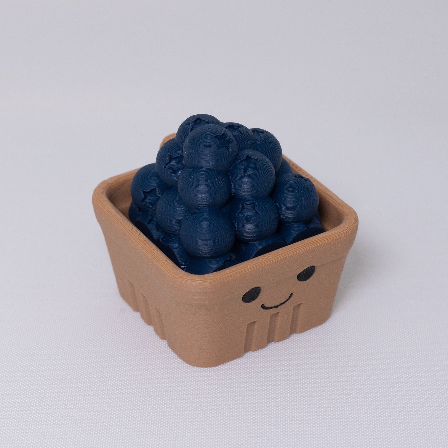 Blueberry Basket Clicker Keychain