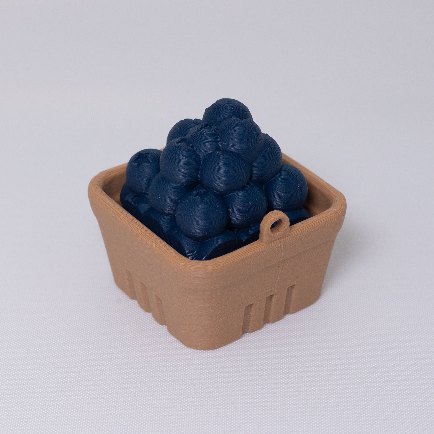 Blueberry Basket Clicker Keychain