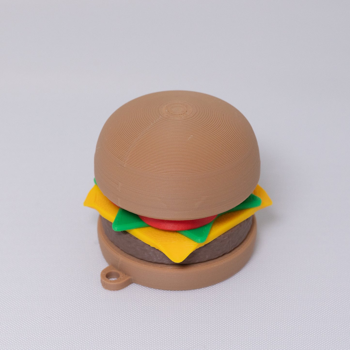 Burger Clicker Keychain