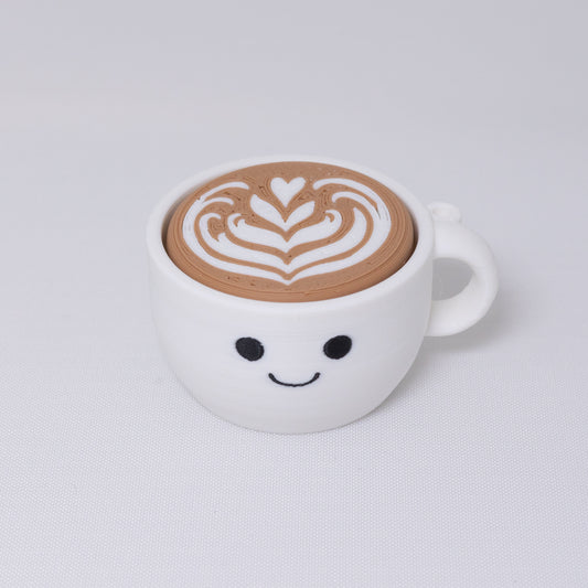 Coffee Cup Clicker Keychain