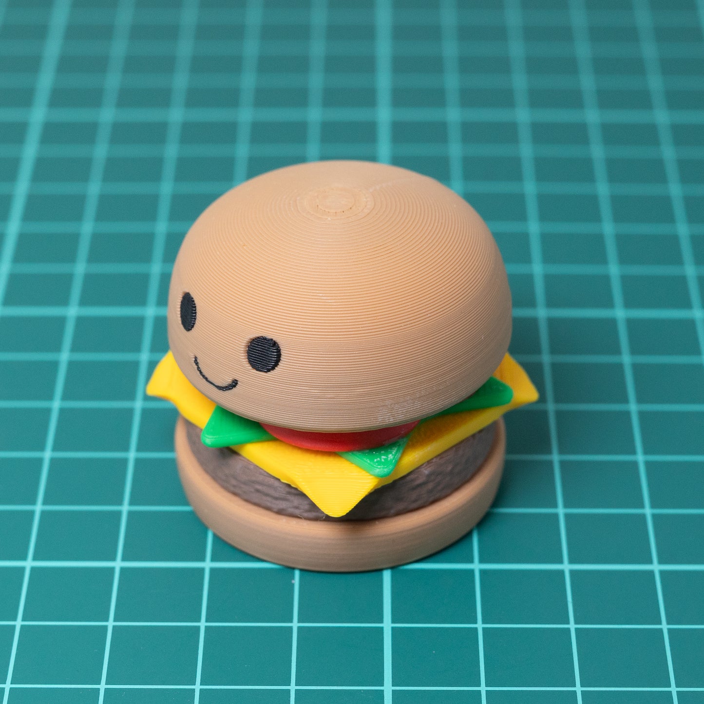 Burger Clicker Keychain