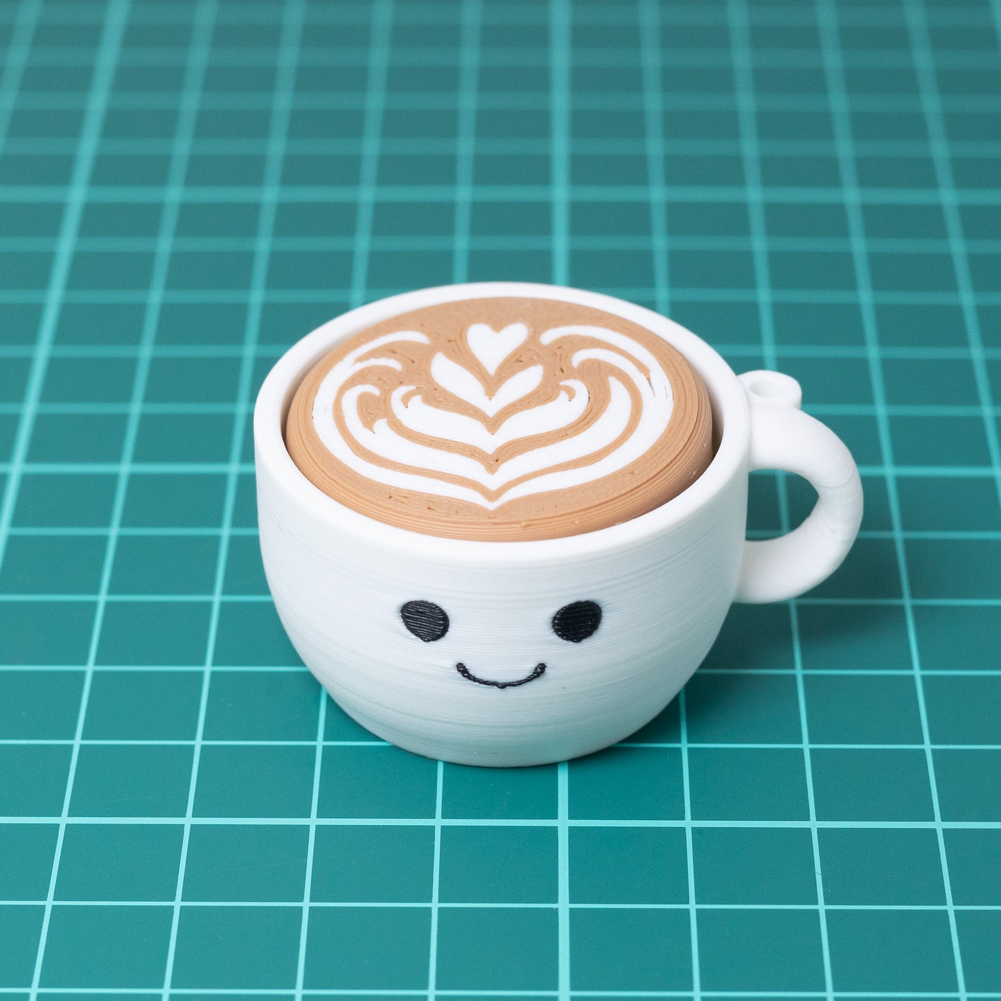 Coffee Cup Clicker Keychain