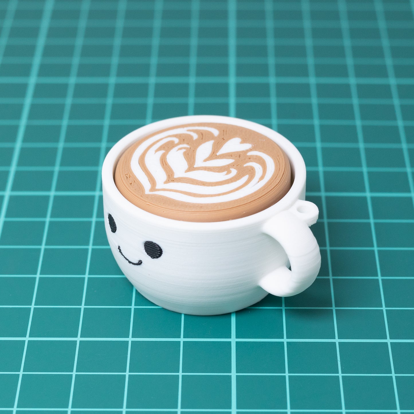 Coffee Cup Clicker Keychain