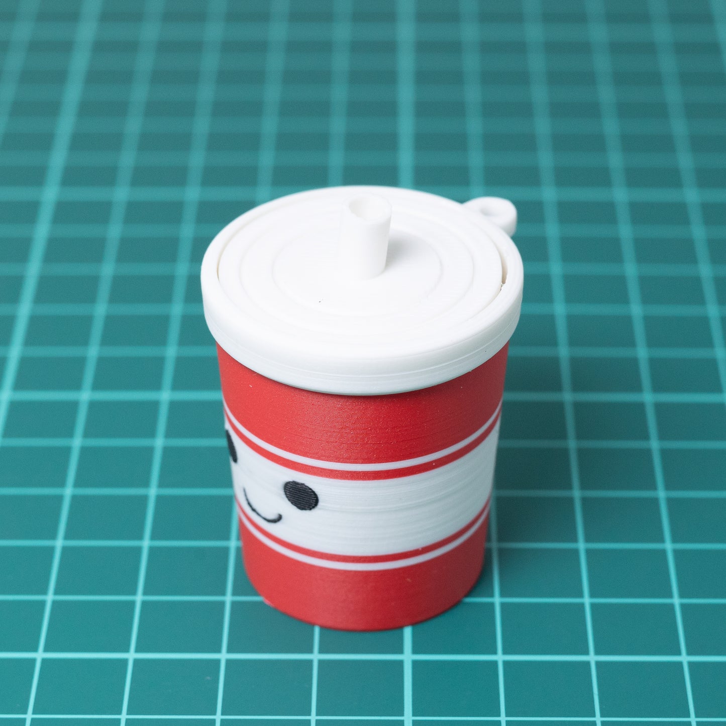 Soft Drink Clicker Keychain