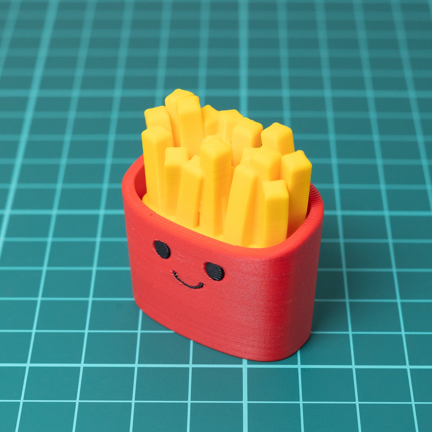 French Fries Clicker Keychain