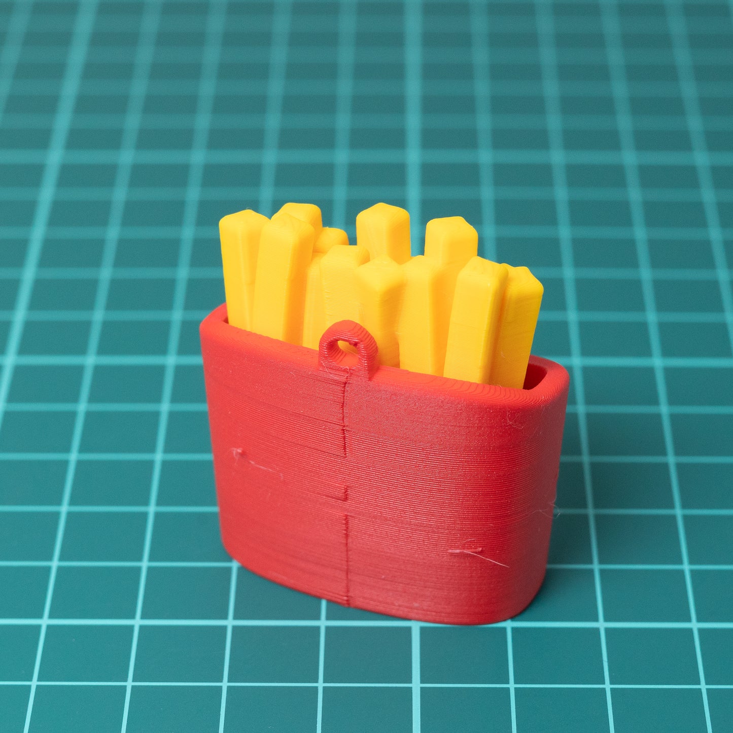 French Fries Clicker Keychain